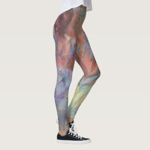 Three Dancers by Edgar Degas, Vintage Ballet Art Leggings