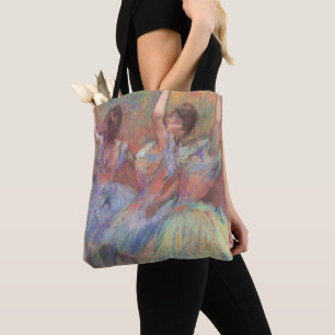 Three Dancers by Edgar Degas, Vintage Ballet Art Tote Bag