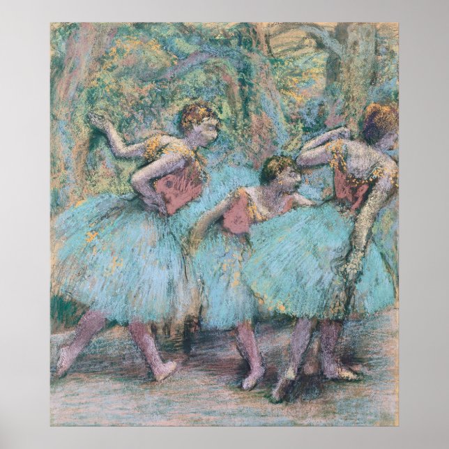 Three Dancers Edgar Degas Poster (Front)
