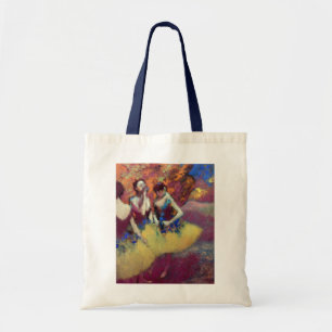 Three Dancers in Yellow Skirts by Degas Tote Bag