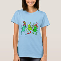Three Dancing Frogs