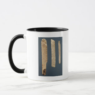Three decorated bones mug