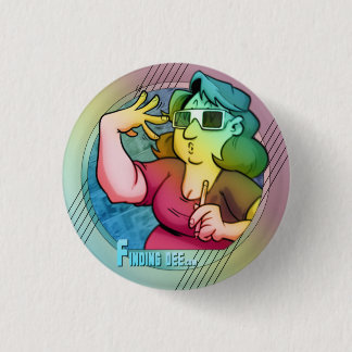 THREE DEE Button! 3 Cm Round Badge