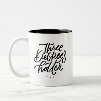 Three Degrees Hotter Two-Tone Coffee Mug
