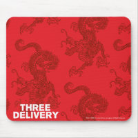 Three Delivery Dragon Mousepad