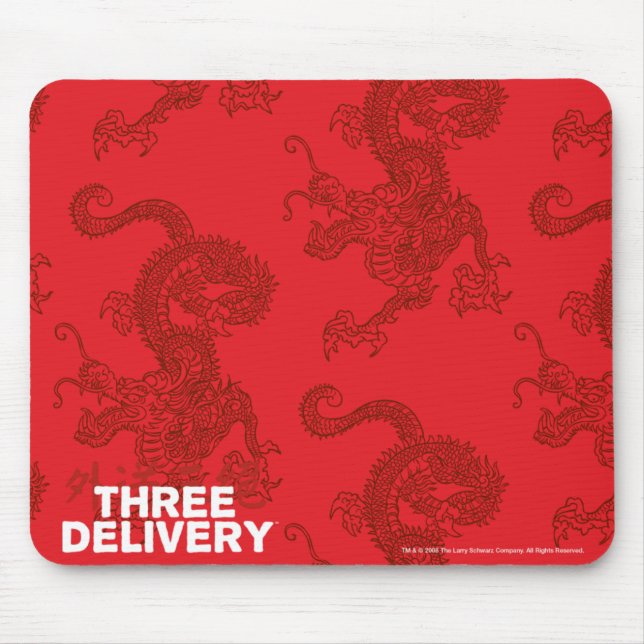 Three Delivery Dragon Mousepad (Front)