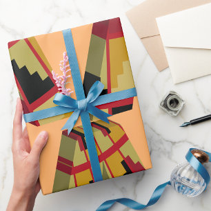 Three Dimensional Letter A Wrapping Paper