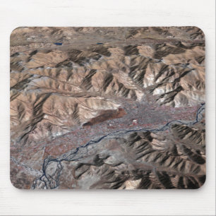 Three-dimensional view of the landscape mouse mat
