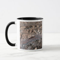 Three-dimensional view of the landscape