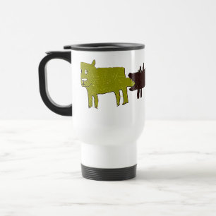 three dogs travel mug