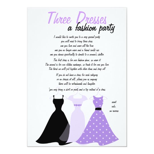 Three Dresses Card