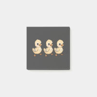 Three Ducklings Walking in a Row – Cute