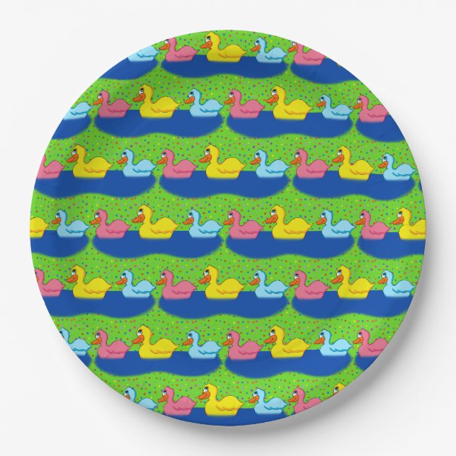 Three Ducks Paper Plates (Front)