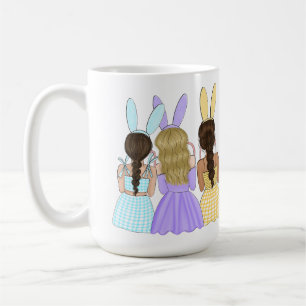 Three Easter Friends In Bunny Ears Coffee Mug