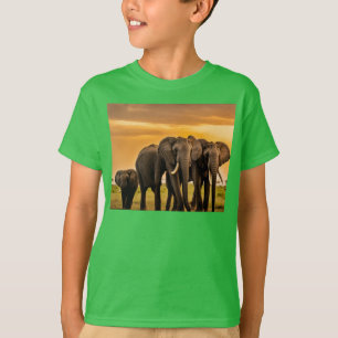 Three Elephants Against Ivory Exploitation T-Shirt