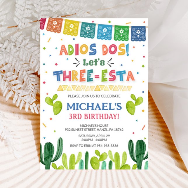 Three Esta Birthday Invitation (Creator Uploaded)