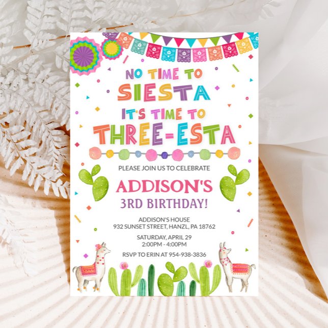 Three Esta Birthday Invitation (Creator Uploaded)