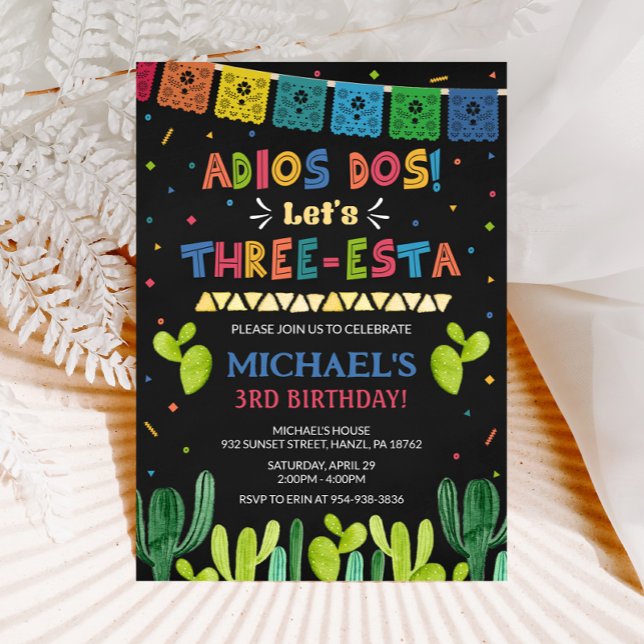 Three Esta Birthday Invitation (Creator Uploaded)