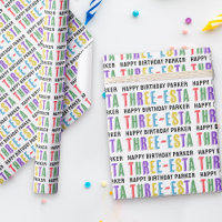 Three-esta Fiesta Colourful 3rd birthday