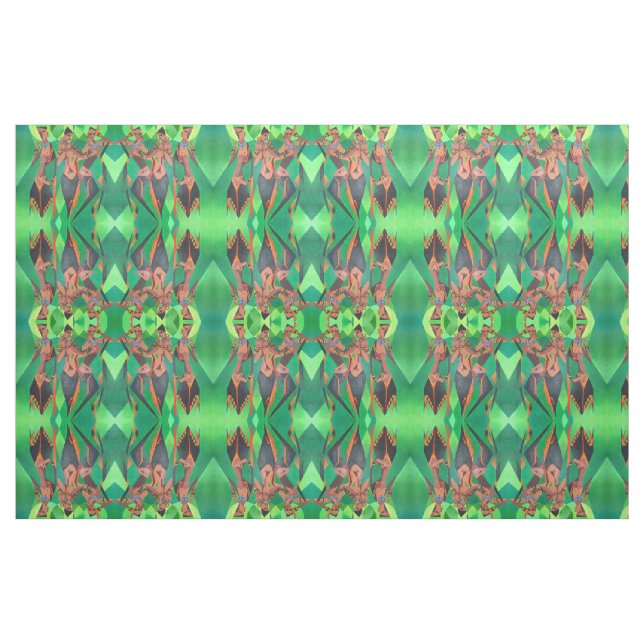 Three Ethnic Traditional Black Women Dancing Fabric (Fat Quarter)