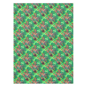Three Ethnic Traditional Black Women Dancing Tablecloth