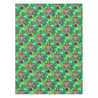 Three Ethnic Traditional Black Women Dancing Tablecloth