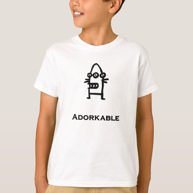 Three Eye Bot Adorkable T-Shirt (Front)