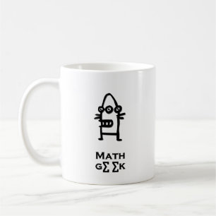 Three Eye Bot Math Geek Coffee Mug
