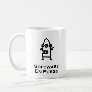 Three Eye Bot Software En Fuego Coffee Mug