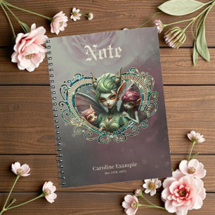 Three fairies the companions of the magic heart notebook