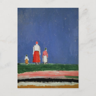 Three Figures, 1913-28 Postcard