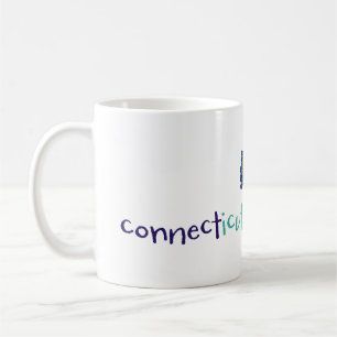 Three Fish Connect in Connecticut Coffee Mug