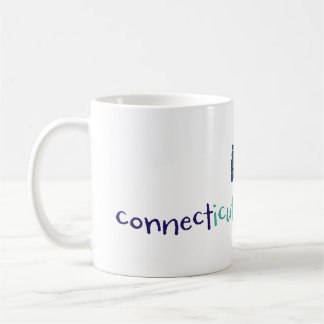 Three Fish Connect in Connecticut Coffee Mug
