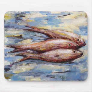 Three Fish Mouse Mat
