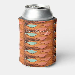 Three Fish Pattern Thunder_Cove Can Cooler