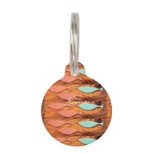 Three Fish Pattern Thunder_Cove Pet Tag