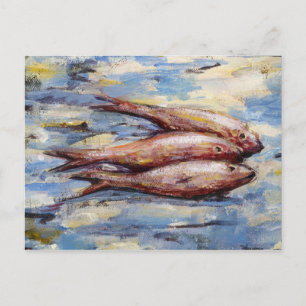 Three Fish Postcard