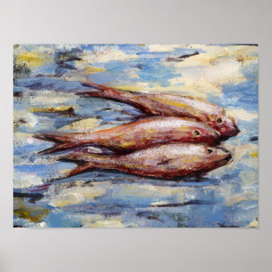 Three Fish Poster