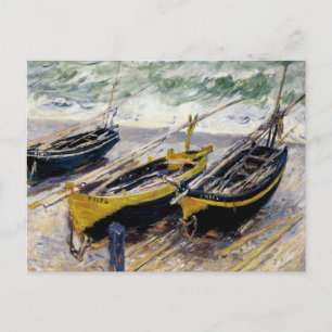 Three Fishing Boats Postcard
