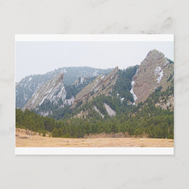 Three Flatirons Boulder Colorado Postcard (Front)