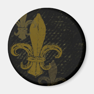 Three Fleur De Lis Magnet