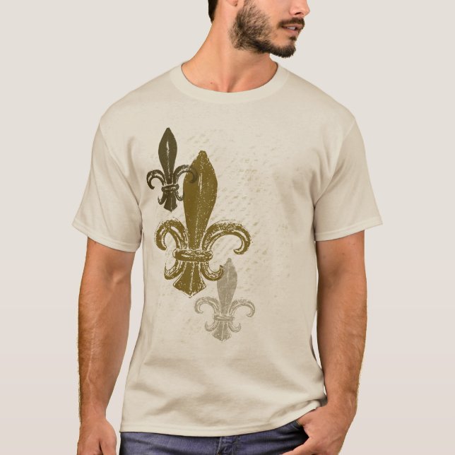 Three Fleur De Lis T-Shirt (Front)