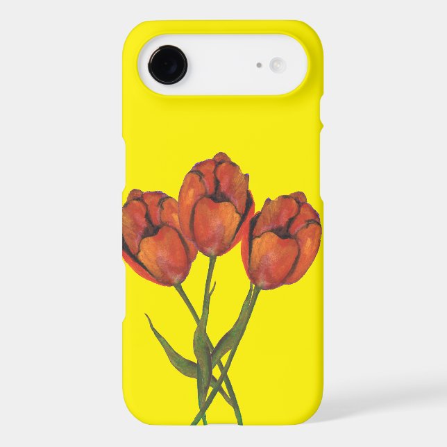 THREE FLOWERS Case-Mate iPhone CASE (Back)