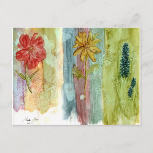 Three Flowers Post Cards