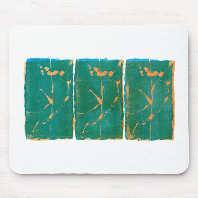 Three Flowers - Washington DC Mouse Mat (Front)