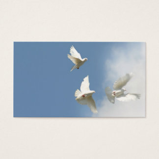 Three flying doves