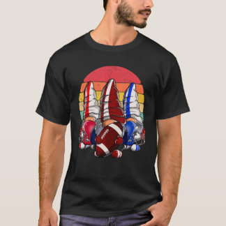 Three Football Gnomes Football Gnome  Sport Footba T-Shirt