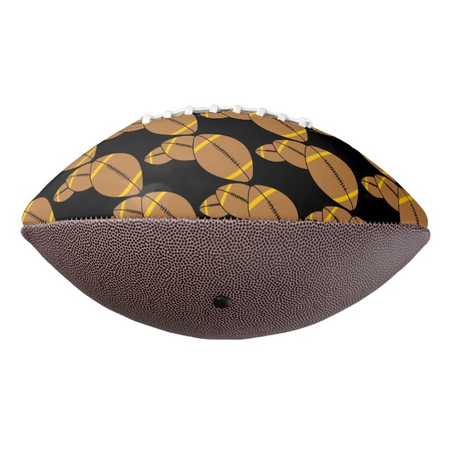 Three Footballs American Football (Rotated 270)