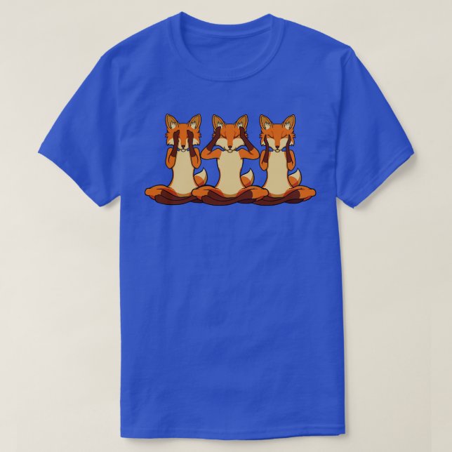 Three foxes at reiki T-Shirt (Design Front)
