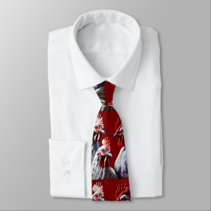 Three French Hens Faith Hope Charity Cut Out v1 Tie